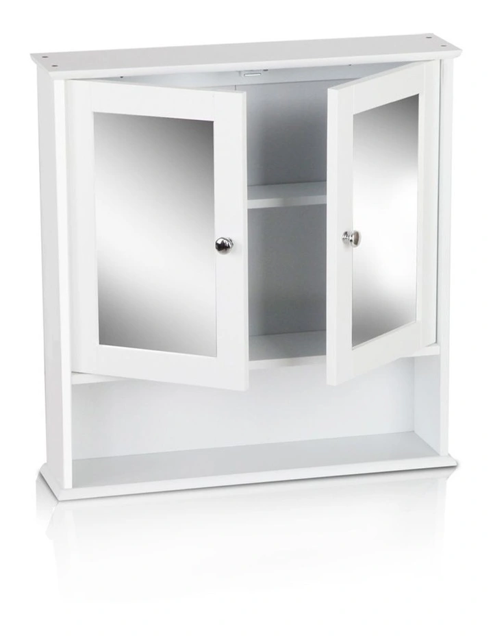 Bathroom Tallboy Storage Cabinet with Mirror image 5