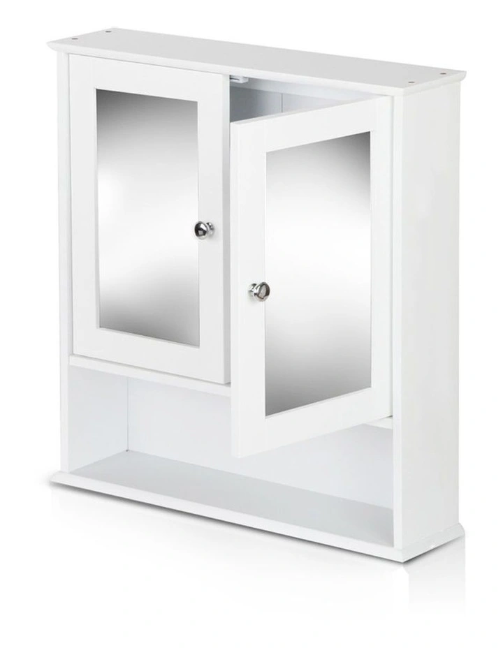 Bathroom Tallboy Storage Cabinet with Mirror image 6