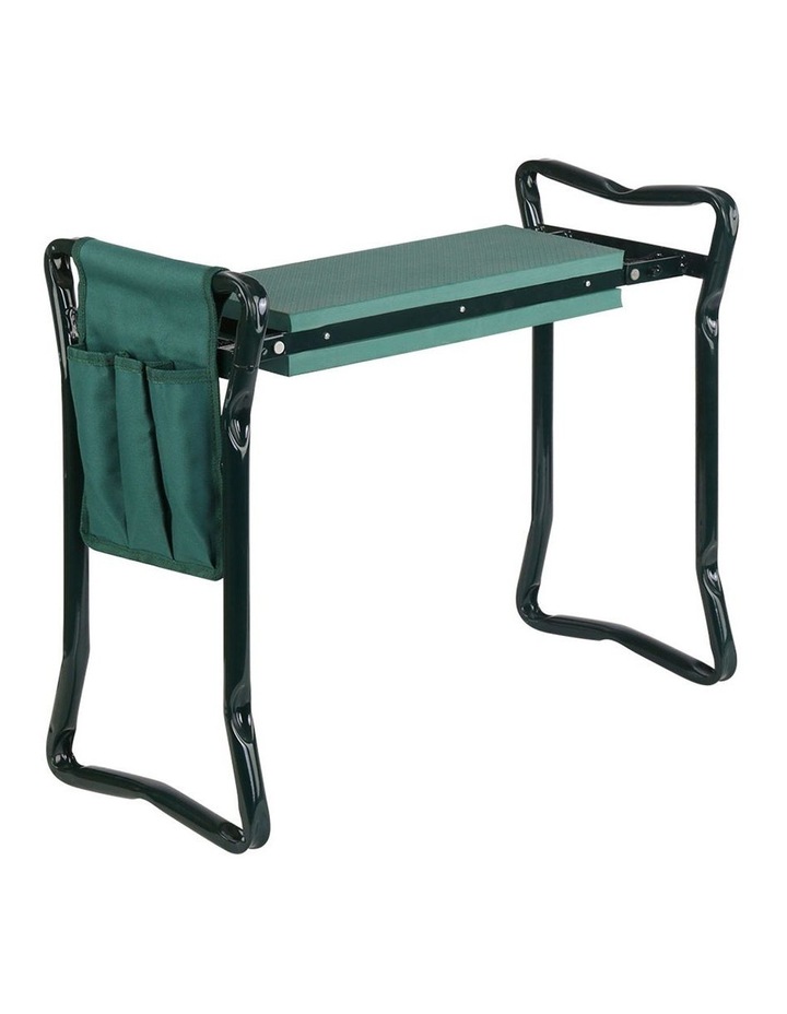 Garden Kneeler and Seat Tool Pouches Outdoor Bench Knee Pad Foldable Green