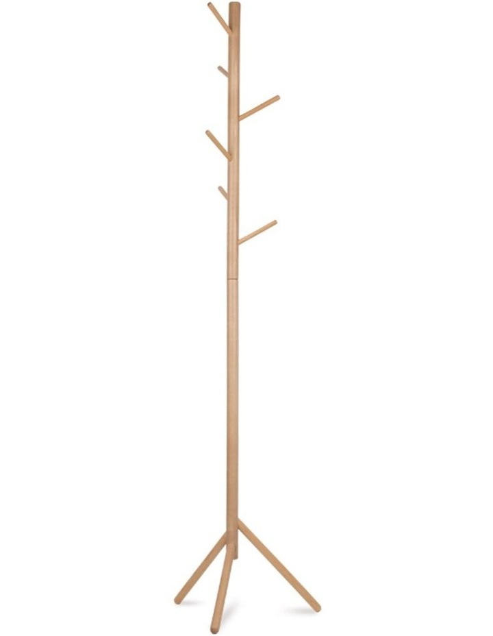 Artiss Wooden Clothes Stand With 6 Hooks Myer