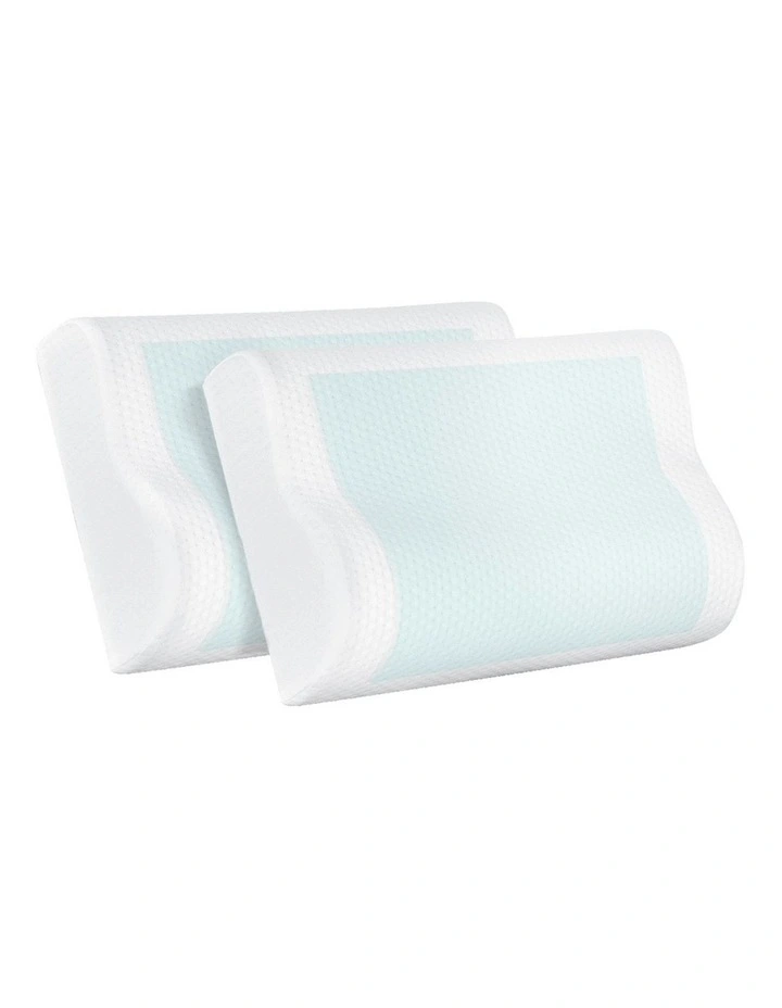 Set of 2 Cool Gell Memory Foam Pillows image 6