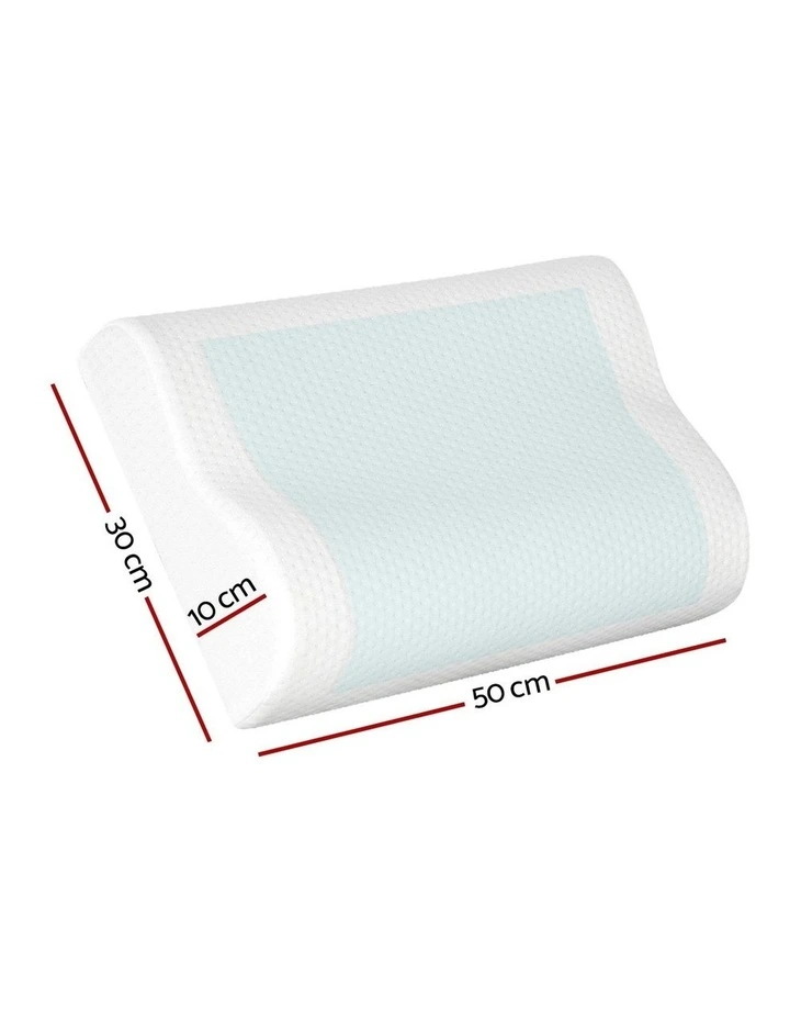 Set of 2 Cool Gell Memory Foam Pillows image 7