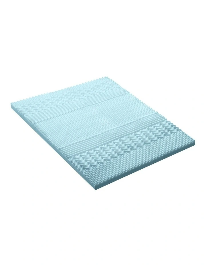 COOL GEL Memory Foam Mattress Topper BAMBOO 5CM 7-Zone Queen image 5