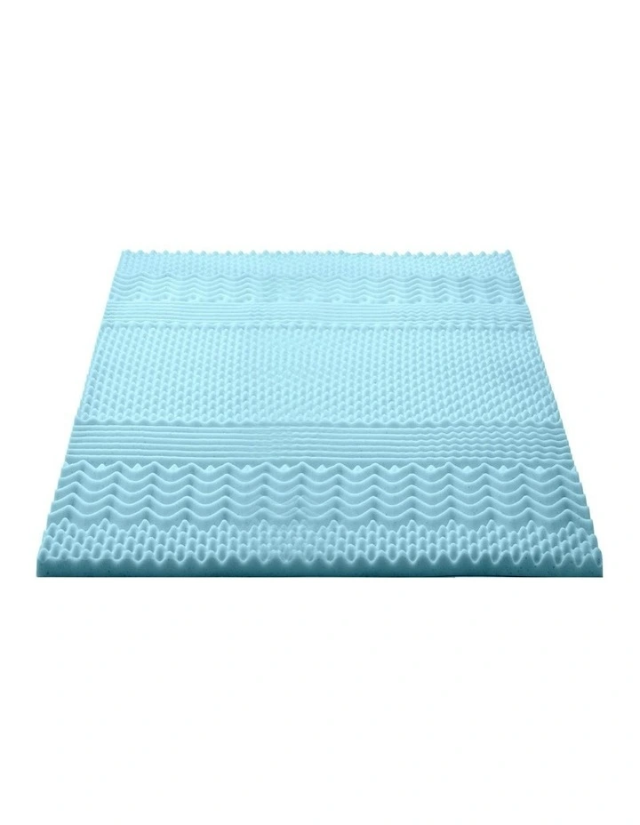 COOL GEL Memory Foam Mattress Topper BAMBOO 5CM 7-Zone Queen image 6
