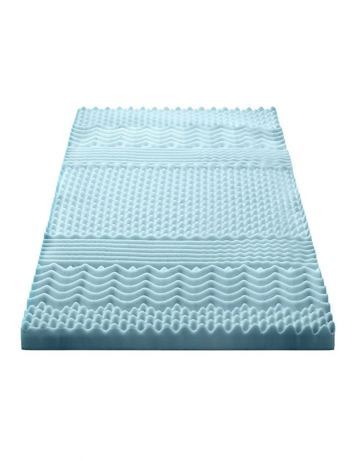 COOL GEL Memory Foam Mattress Topper BAMBOO 8CM 7-Zone Double image 6