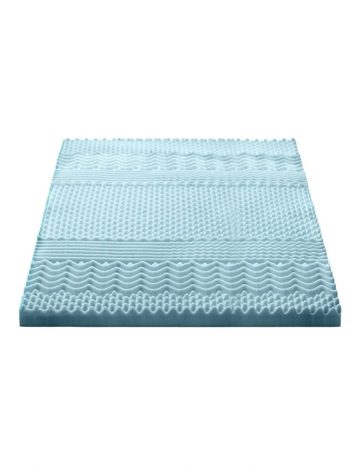 COOL GEL Memory Foam Mattress Topper BAMBOO 8CM 7-Zone King image 6