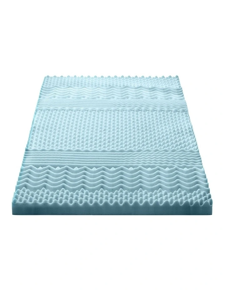 Cool Gel Memory Foam Mattress Topper in Blue image 6