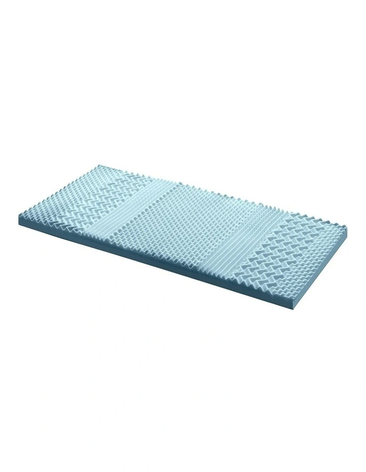 COOL GEL Memory Foam Mattress Topper BAMBOO 8CM 7-Zone Single image 5