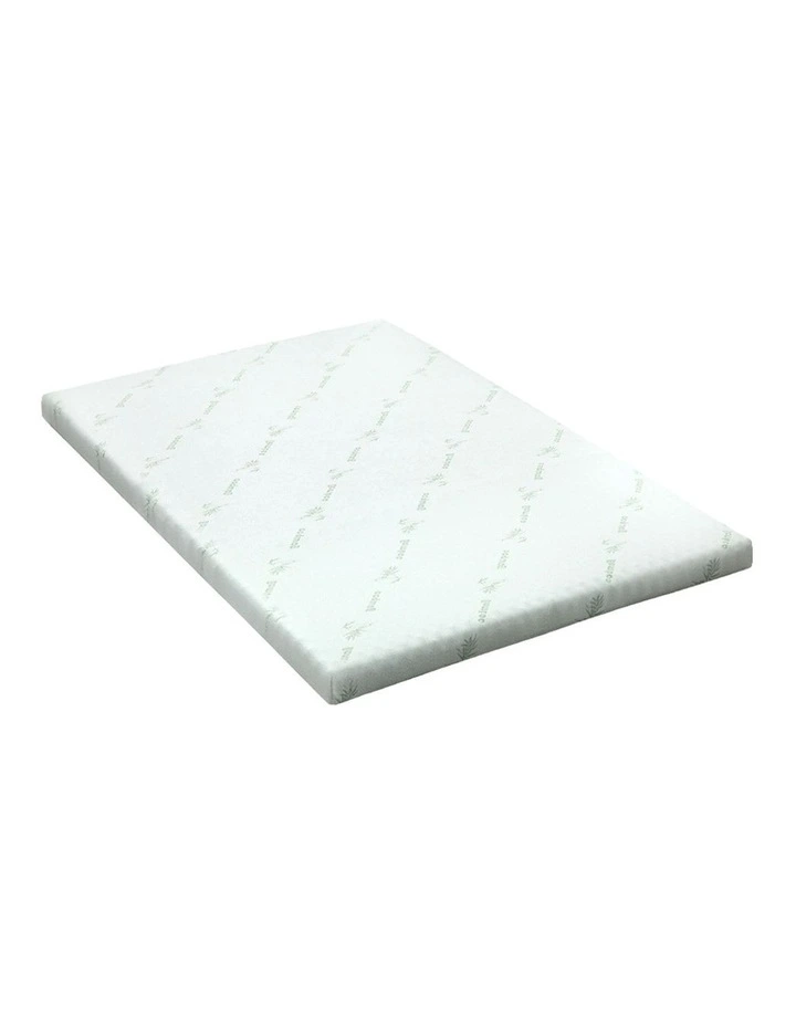 COOL GEL Memory Foam Mattress Topper BAMBOO Cover Double 5CM Mat image 5