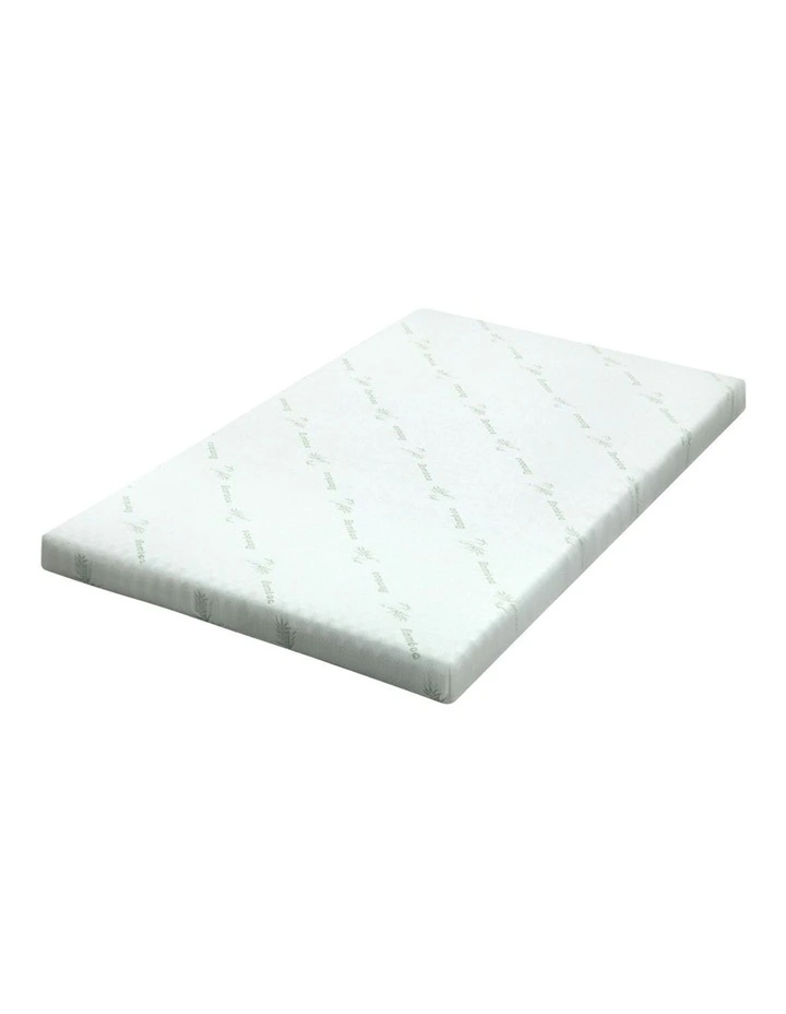 COOL GEL Memory Foam Mattress Topper BAMBOO Cover Double 5CM Mat image 6