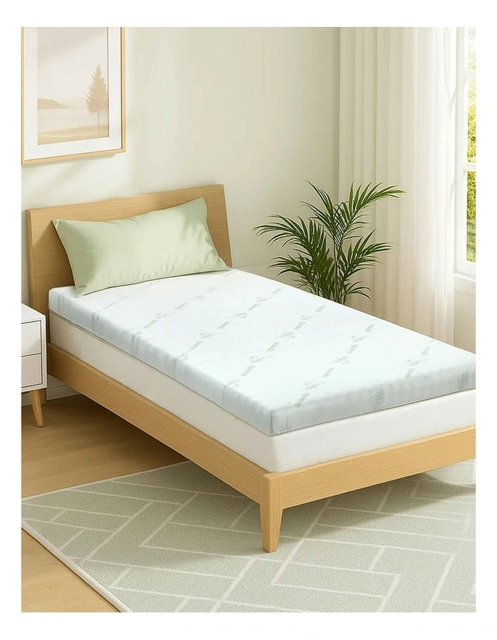 Giselle Bedding Single Size COOL GEL Memory Foam Mattress Topper image 1