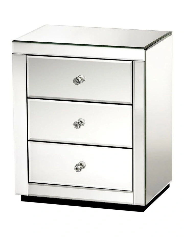 Artiss Mirrored Bedside Tables Myer Artiss Mirrored Bedside Tables Myer, Mirrored Side Table With Drawers