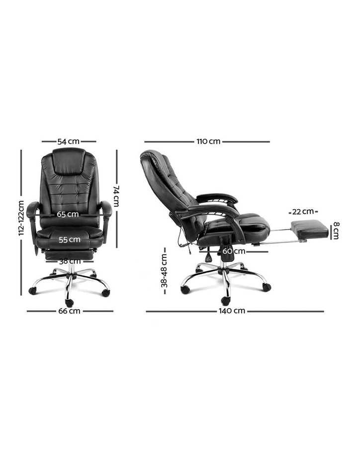 8 Point Executive Massage Office Computer Chair image 2