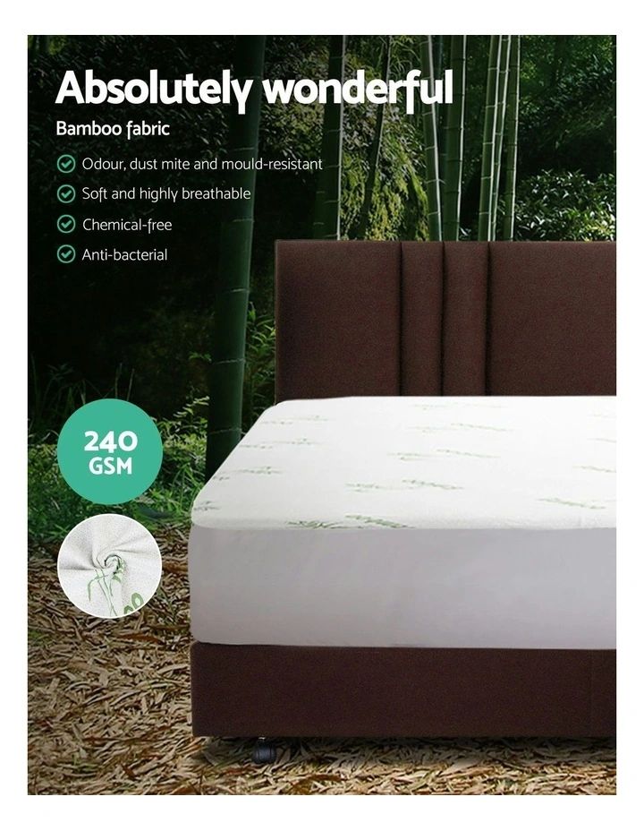 Bamboo Mattress Protector Queen image 2