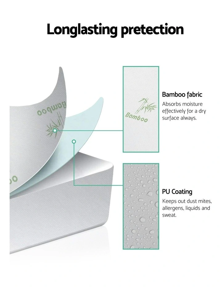 Bamboo Mattress Protector Queen image 3