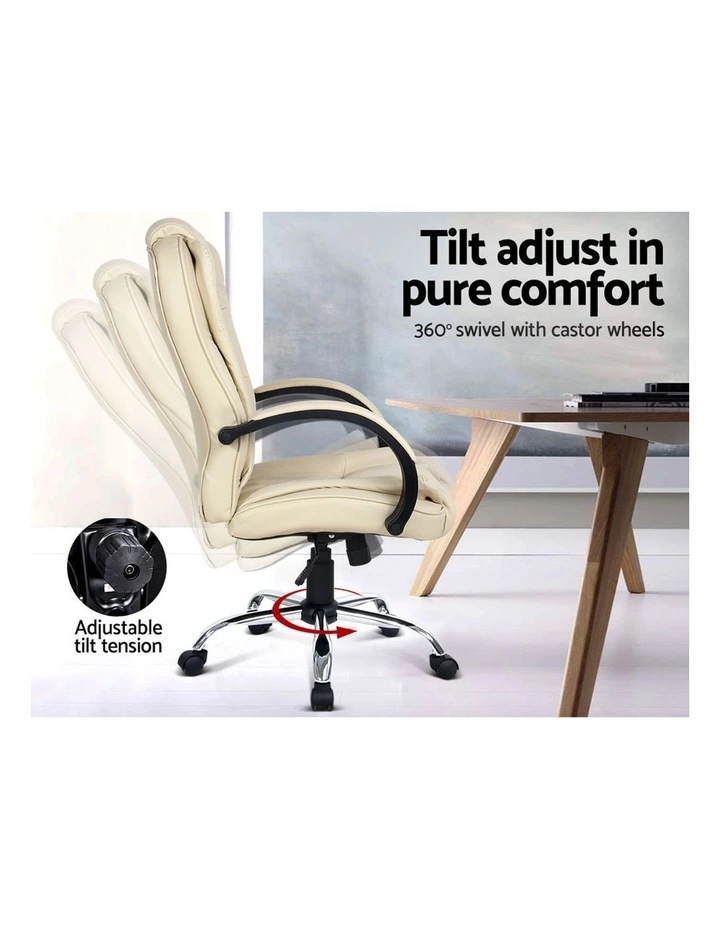 Executive Premium PU Faux Leather Office Computer Chair image 4