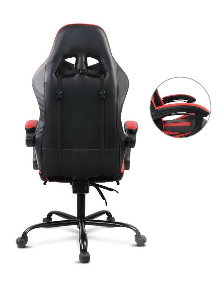 artiss artiss gaming office chair computer chairs seating racing racer black red myer