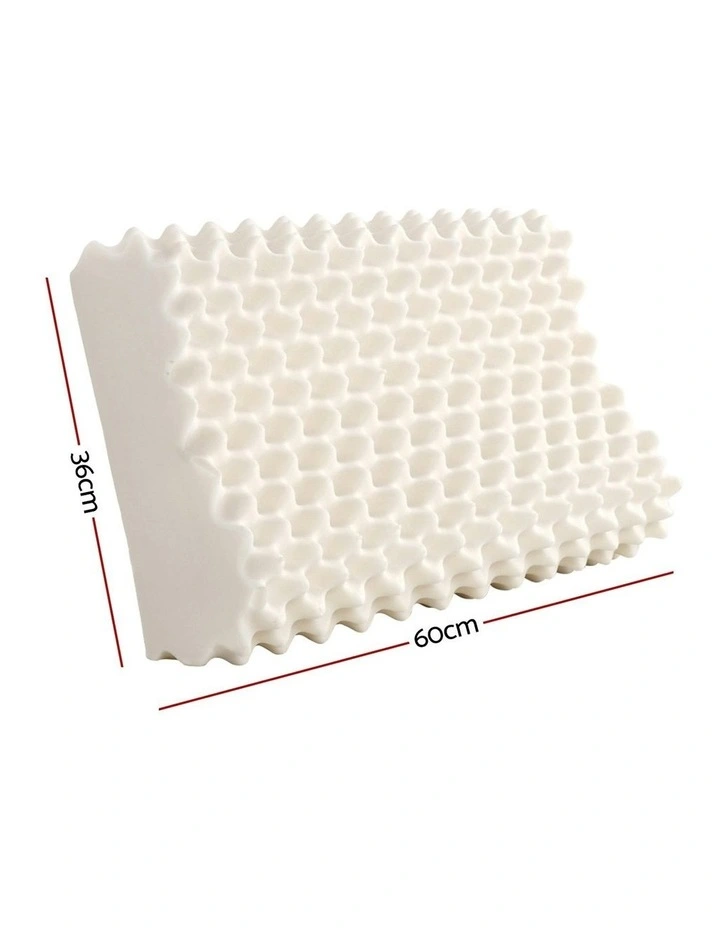 Set of 2 Natural Latex Pillows image 7