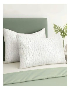 Set of 2 Rayon King Memory Foam Pillow