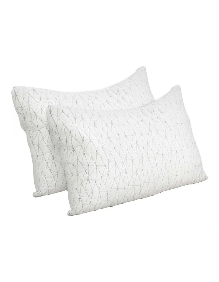 Set of 2 Rayon Single Memory Foam Pillow image 5