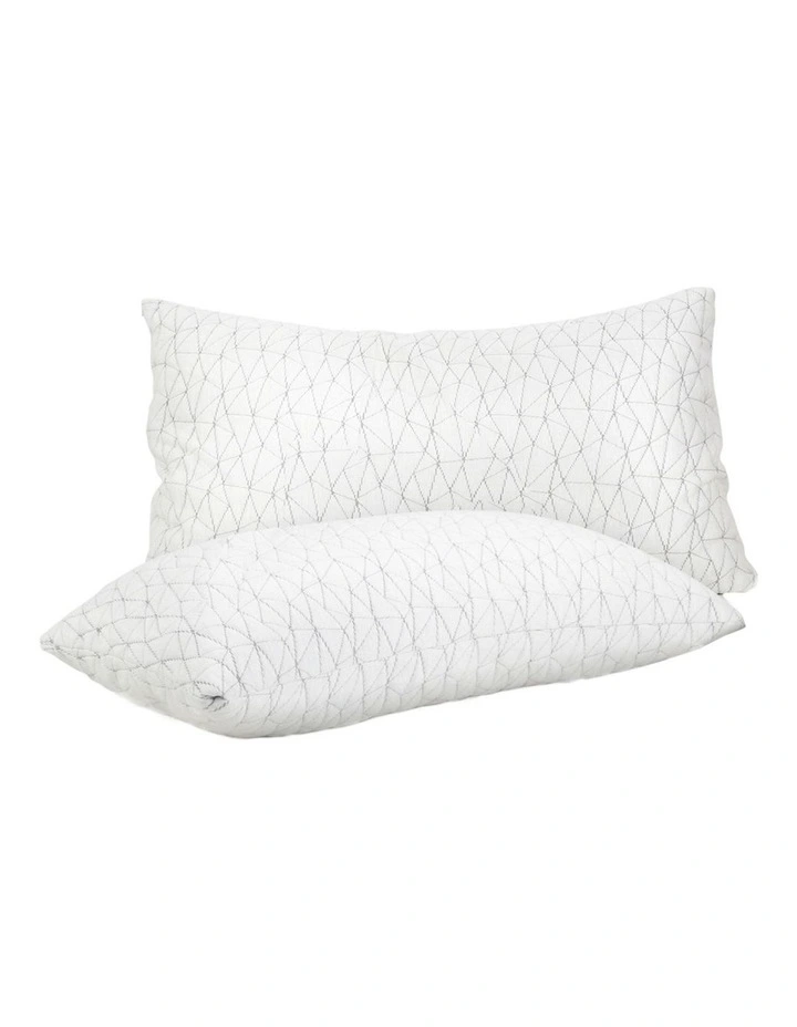 Set of 2 Rayon Single Memory Foam Pillow image 6