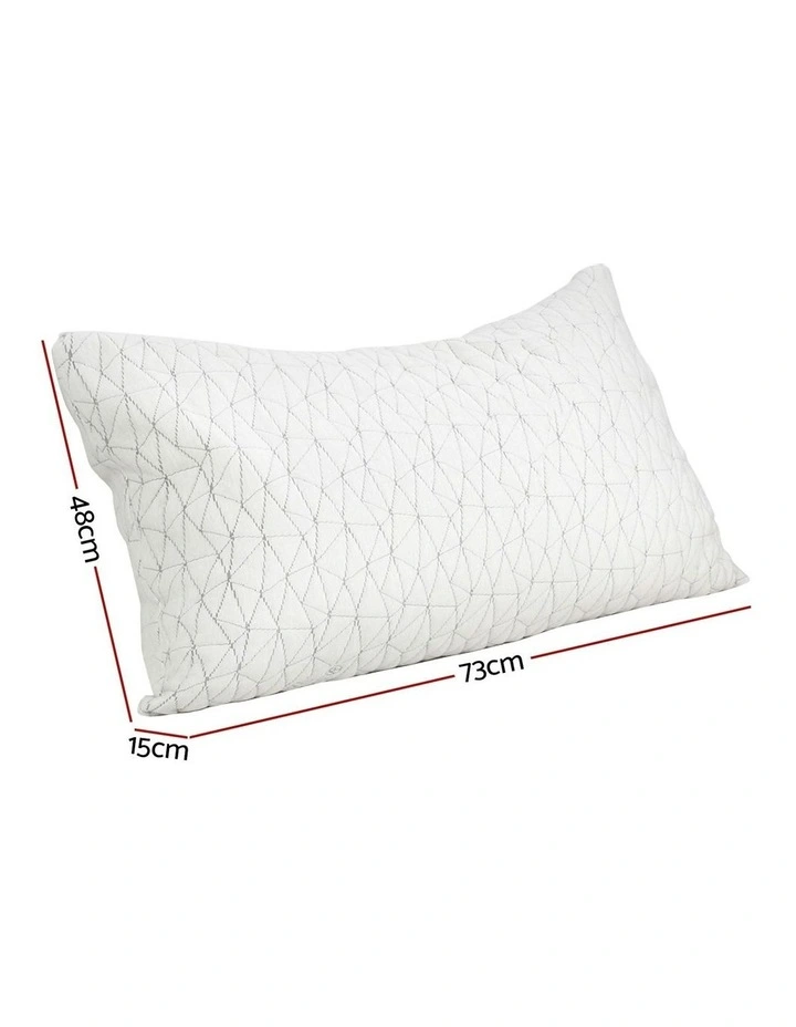Set of 2 Rayon Single Memory Foam Pillow image 7