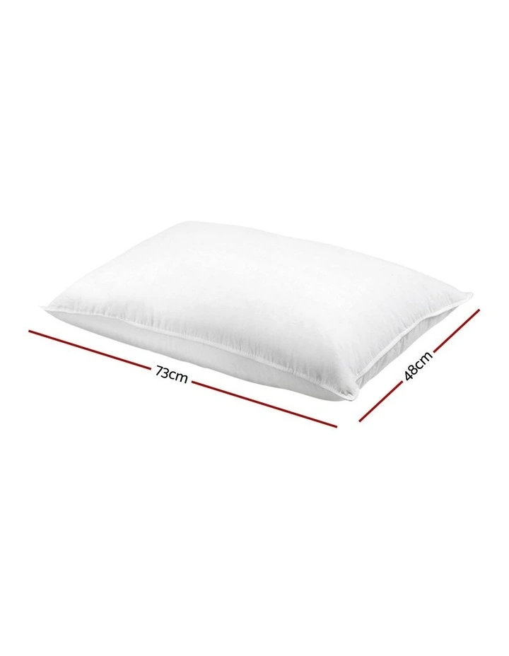 Set of 4 Medium & Firm Cotton Pillows image 7