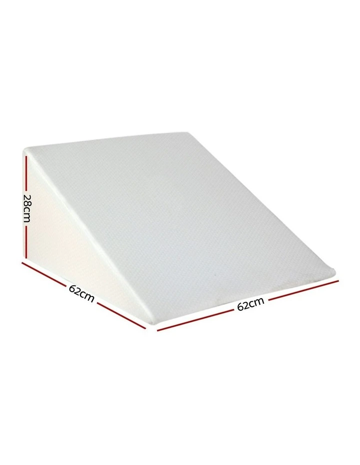 Foam Wedge Back Support Pillow in Beige image 7
