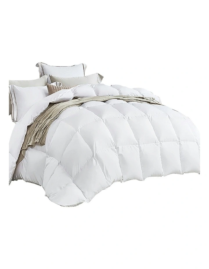 Duck Down Feather Quilt Super King 500GSM image 5