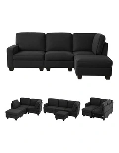 Modular Chaise Sofa Lounge Set 4 Seater