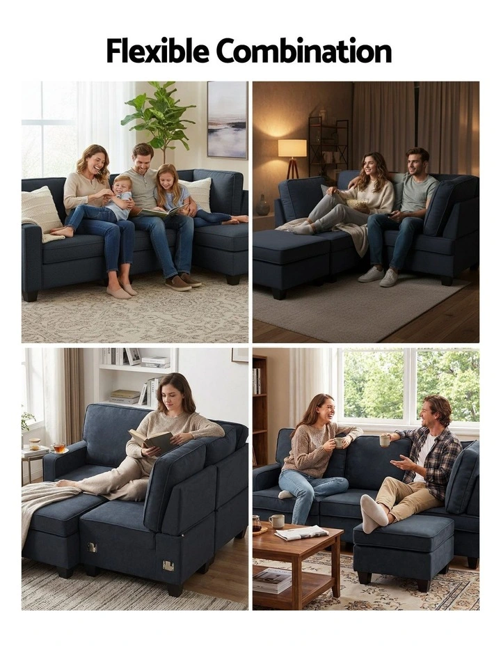 Modular Chaise Sofa Lounge Set 4 Seater image 7