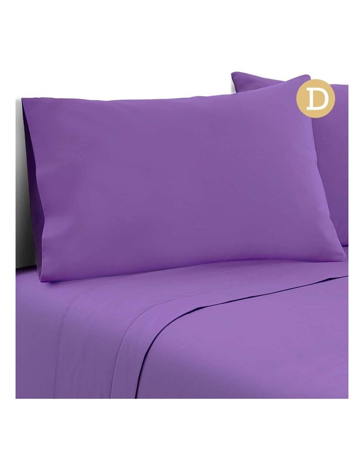 Giselle Bedding Double Size 4 Piece Micro Fibre Sheet Set - Purple | MYER