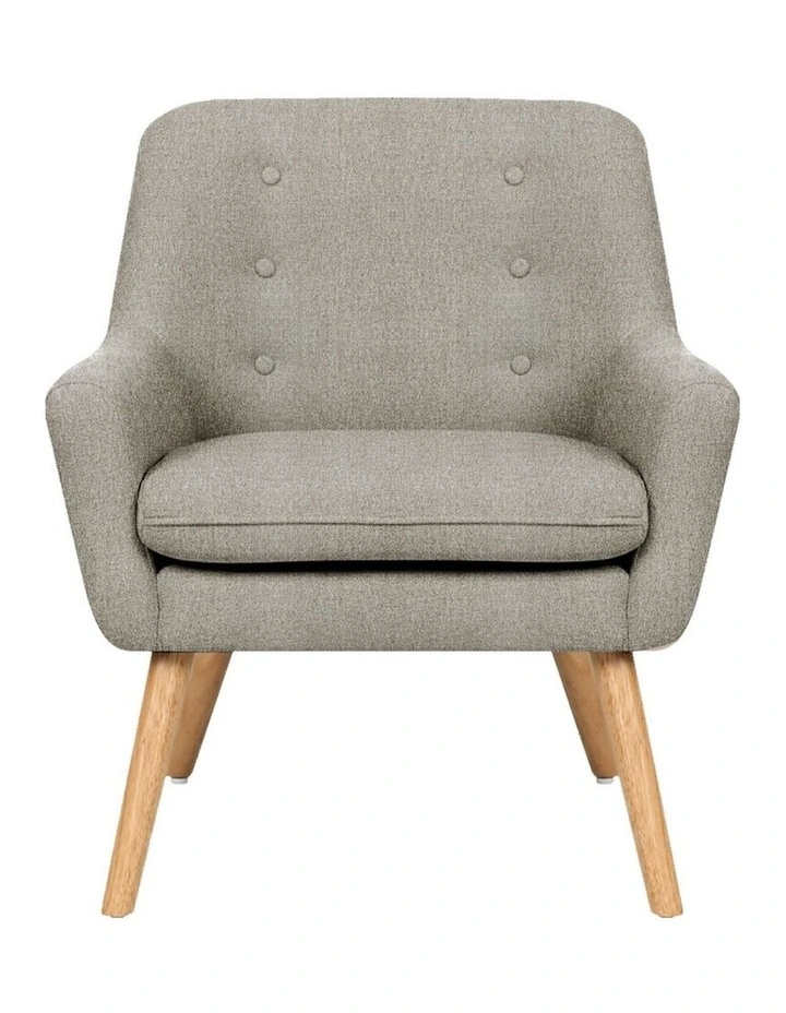 Artiss Armchair Linen Fabric Anne Beige image 2