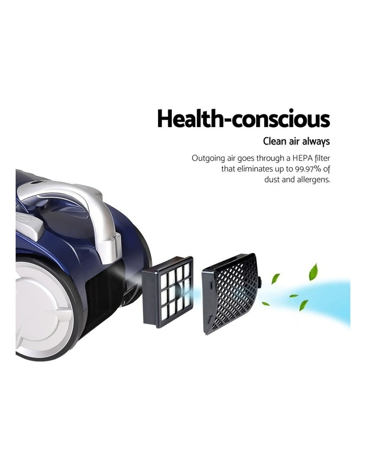 Bagless Vacuum 2200W in Blue image 7