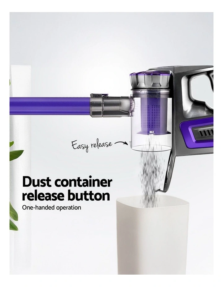Handheld Bagless Vacuum 150W in Purple image 3