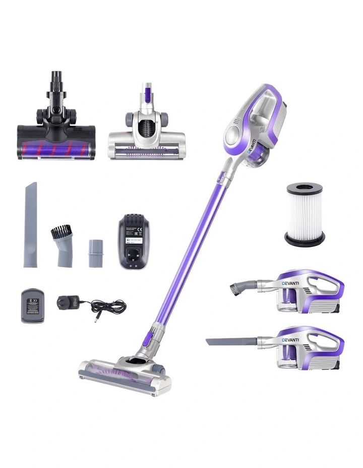 150 Cordless Vacuum Cleaner 3-in-1, 2 Brush Heads image 1