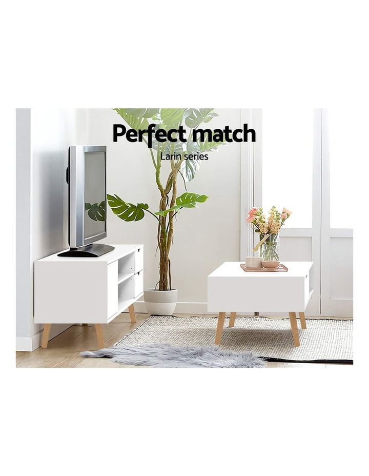 Artiss Coffee Table Storage Drawer Open Shelf Wooden Legs Scandinavian White Myer Artiss Coffee Table Storage Drawer Open, Scandinavian Style Coffee Table With Storage