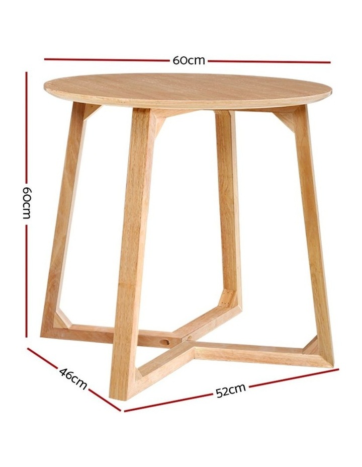 Artiss Coffee Table Round Side Tables Nightstand Bedside Furniture Wooden Beige Myer Artiss Coffee Table Round Side Tables, Round Coffee Table And End Tables