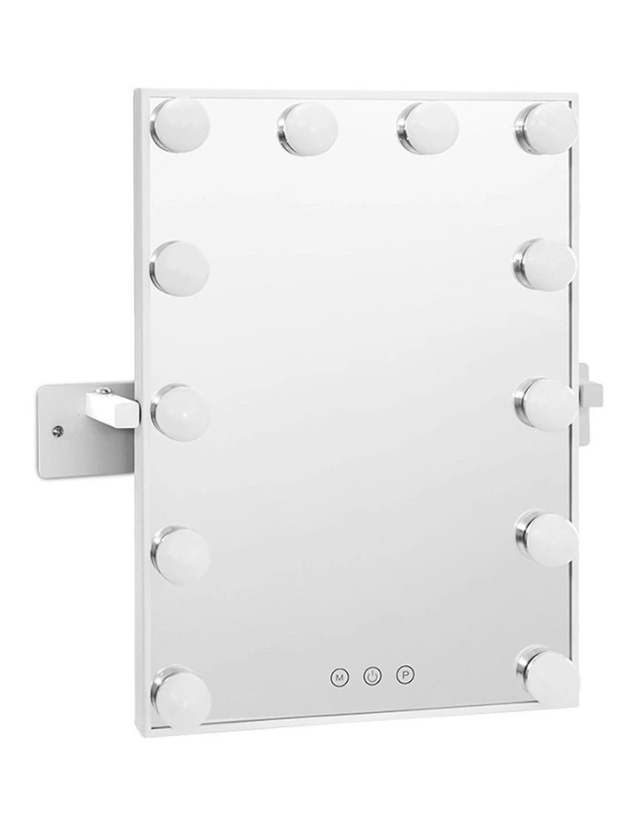 Embellir Hollywood LED Bulbs Light Vanity Wall Makeup Mirror In White MYER