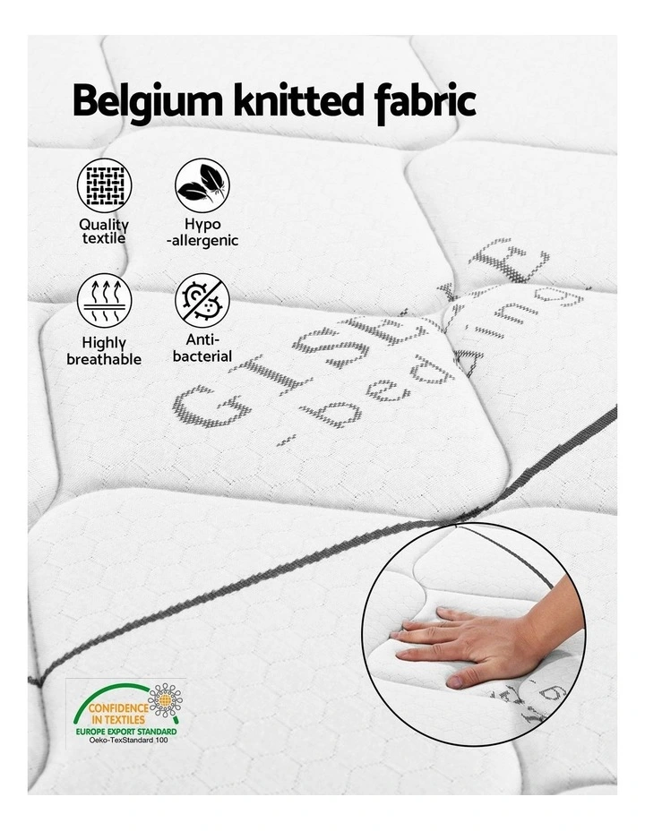 Glay Series Bonnell Spring Mattress 16cm in White image 3