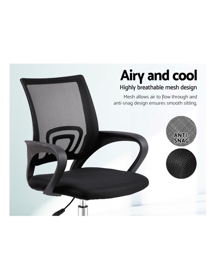 artiss office chair gaming chair computer mesh chairs executive mid back black myer