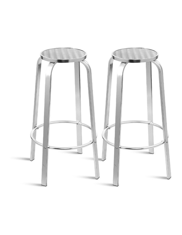 Gardeon Outdoor Bar Stools Patio Furniture Indoor Bistro Kitchen Aluminum X2 Myer