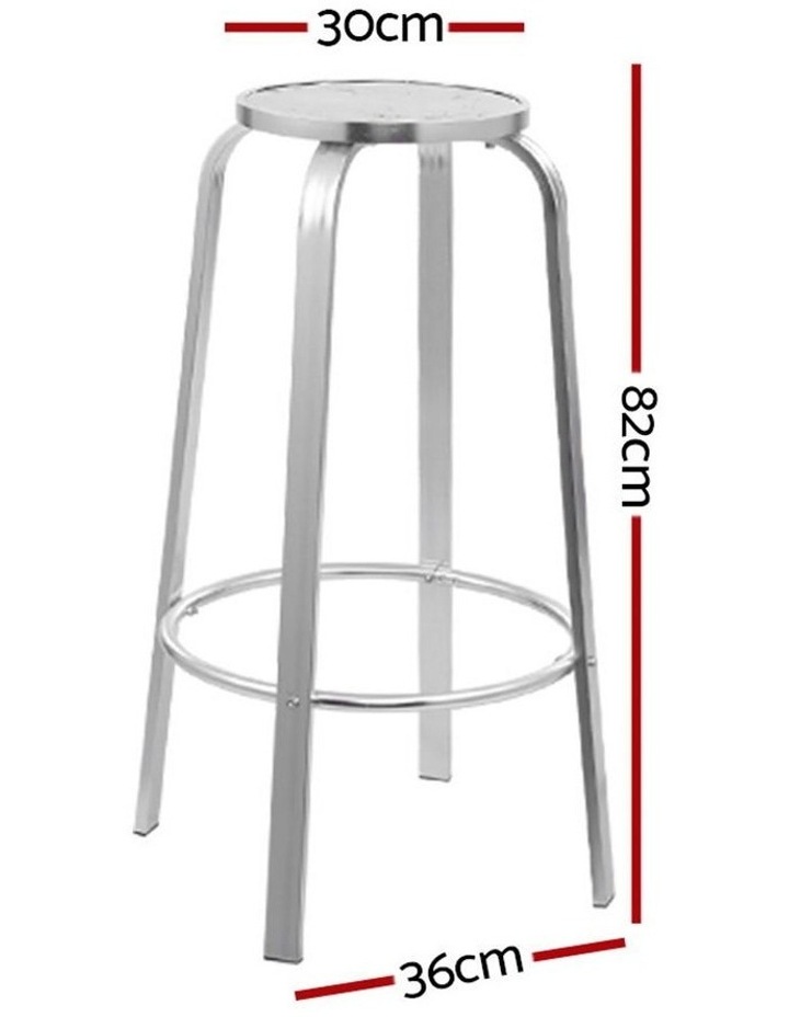 Gardeon Outdoor Bar Stools Patio Furniture Indoor Bistro Kitchen Aluminum X2 Myer