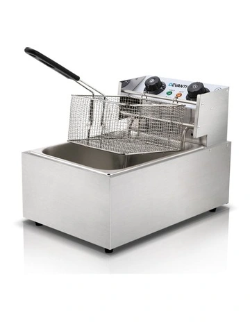 Electric Commercial Deep Fryer Single Basket 2200W 10L