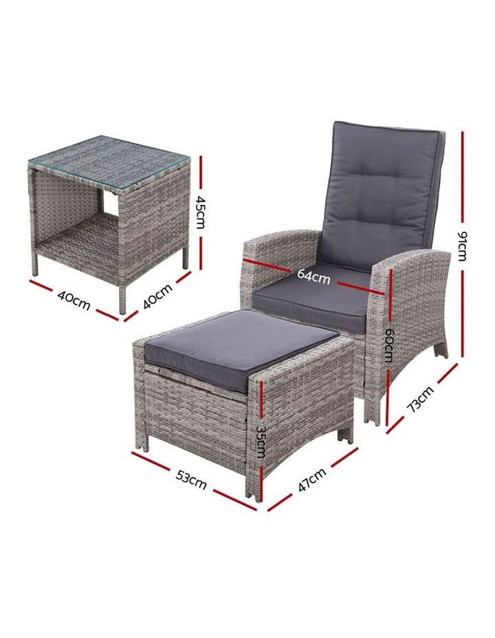 Gardeon Outdoor Patio Furniture Recliner Chairs Table Set Wicker Sofa Lounge 5pc Myer Gardeon Outdoor Patio Furniture, Patio Furniture Recliner