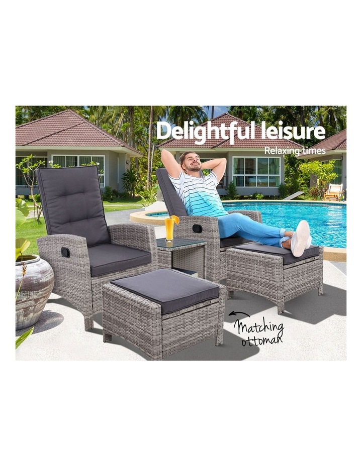 Gardeon Outdoor Patio Furniture Recliner Chairs Table Set Wicker Sofa Lounge 5pc Myer - Outdoor Furniture Reclining Chair Gardeon Outdoor Patio Furniture Recliner Chairs Table Set Wicker Sofa Lounge 5pc Myer - Outdoor Furniture Reclining Chair
