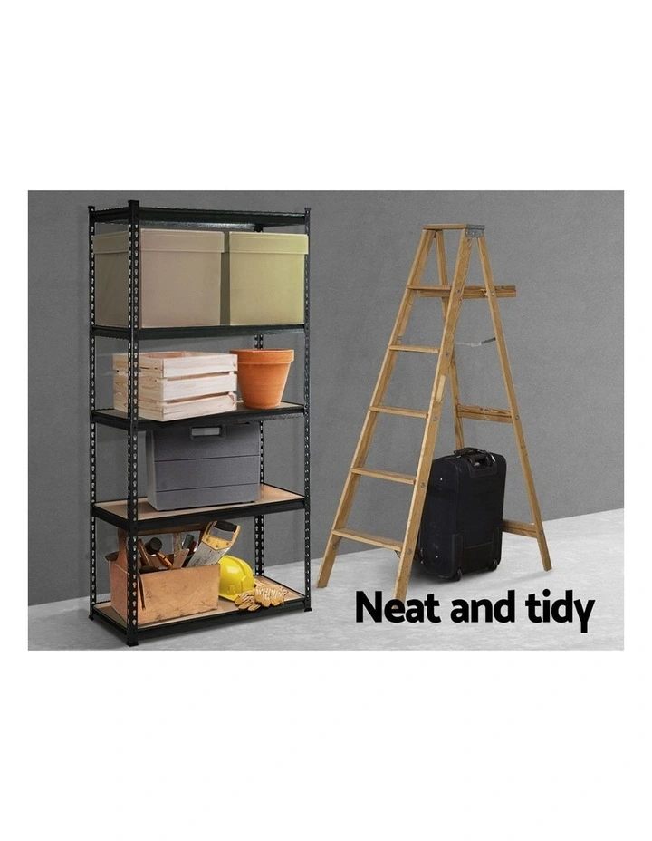 Giantz 0.7M Metal Steel Warehouse Shelving Racking Garage Storage Shelves Racks image 4