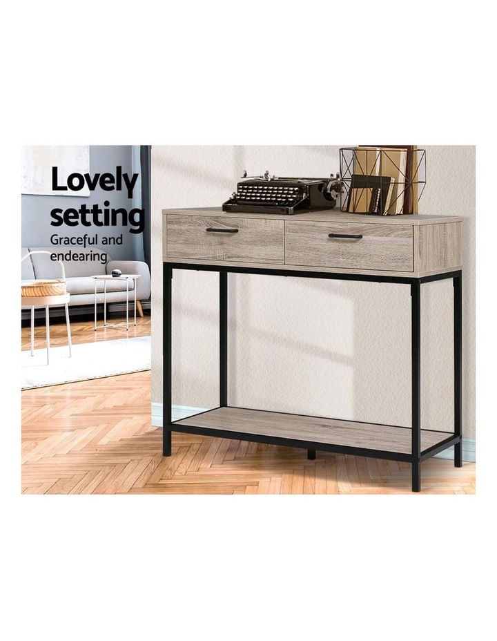 Artiss Hallway Console Table Hall Side Entry Display Desk Drawer Storage Oak Myer - Small Console Table With Drawers Artiss Hallway Console Table Hall Side Entry Display Desk Drawer Storage Oak Myer - Small Console Table With Drawers