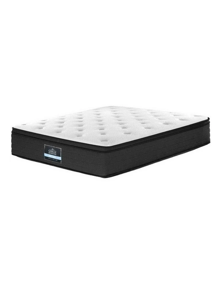 Double Mattress Bed 7 Zone Euro Top Pocket Spring Firm Foam image 2