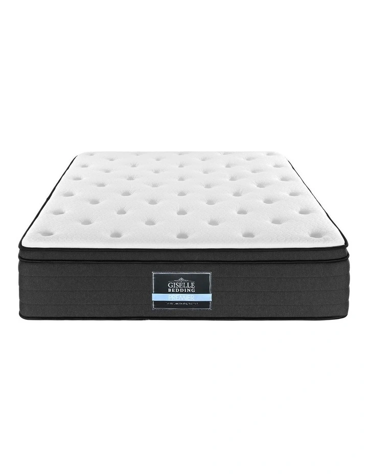 Double Mattress Bed 7 Zone Euro Top Pocket Spring Firm Foam image 6